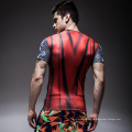 Benutzerdefinierte Sublimation gedruckt Unisex Lycra Anti-UV-Rashguard Männer MMA Rash Guard